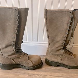 Men’s Hoffman’s Boots. Size 10.5 D. Sage color.  Made in USA. Like new.